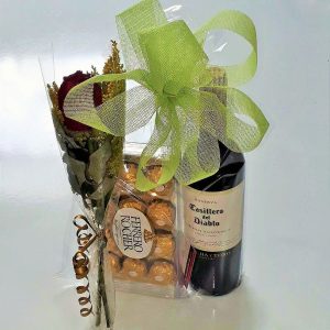 Vinho Rosa e Ferrero Rocher
