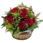 Cesta com Rosas