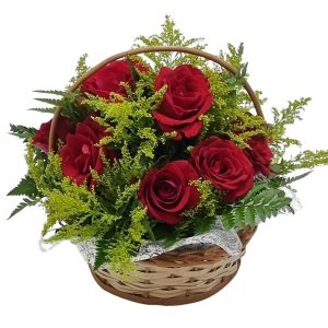 Cesta com Rosas