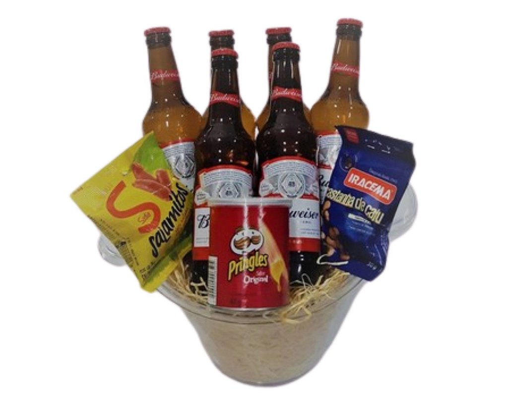 Cerveja Budweiser no Balde