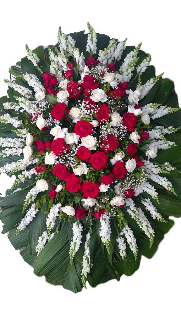 Coroa de Flores com Rosas e Boca de Leão