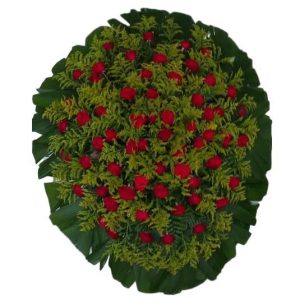 Coroa de Flores com Rosas