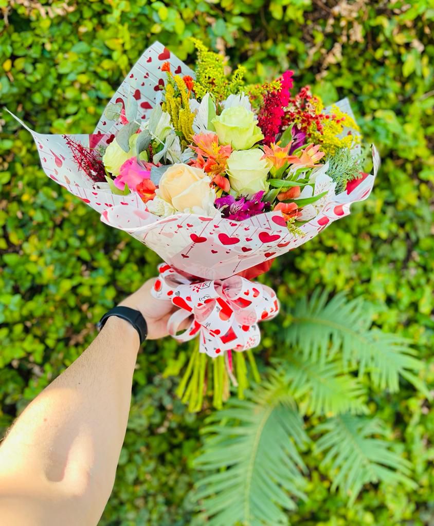 Buquê de Flores Secas e Naturais