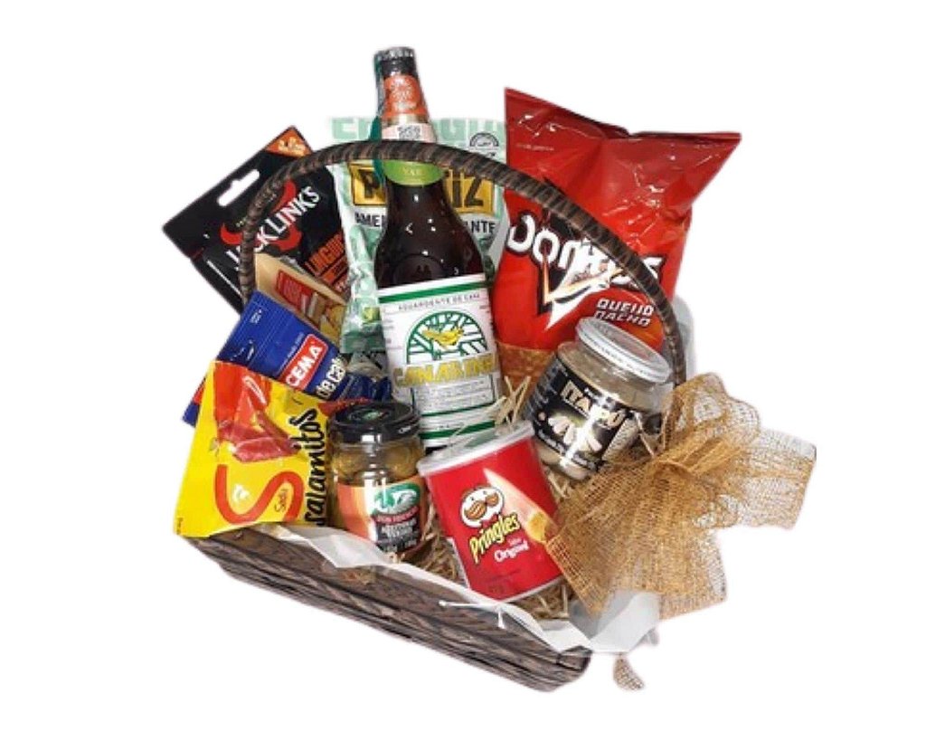 Cesta de Cachaça Canarinha