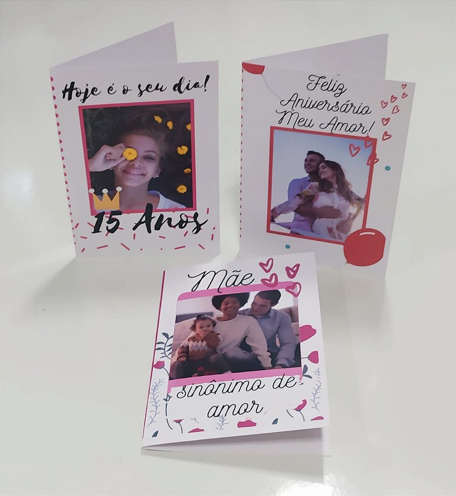 Cartão Personalizado Com Foto