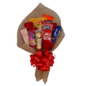 Buquê de Chocolate Rústico com ou sem Rosas