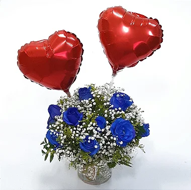 Flores com Balão