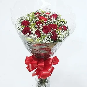 Buquê de Rosas na Jarra de Vidro