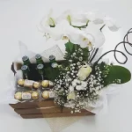 Cesta de Chocolate e Cerveja  Luxo
