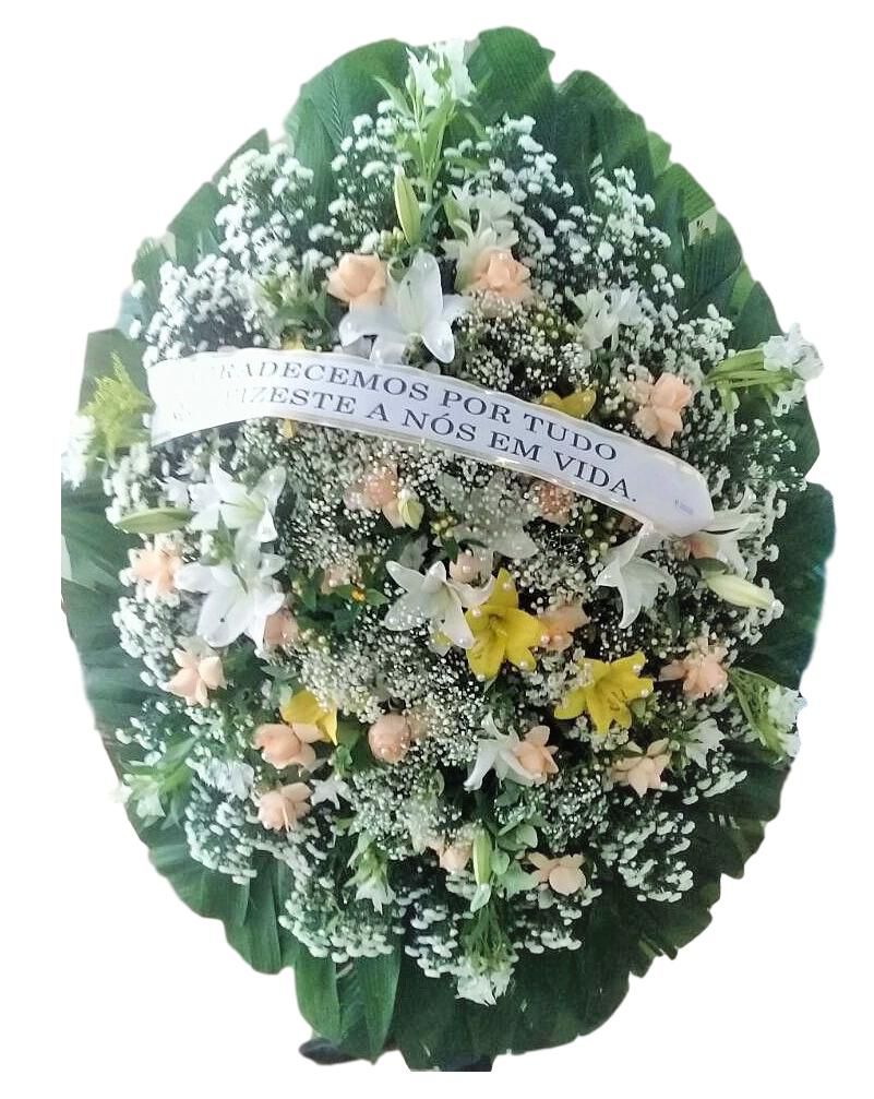 Coroa de Flores com Lírios