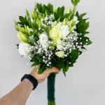 Buquê de Noiva Com Lisianthus