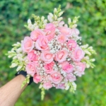 Buquê de Noiva Rosa ou Branco