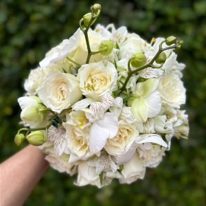 Buquê com Orquídeas Brancas