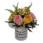 Caneca com Flores Personalizada