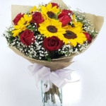 Girassóis e Rosas Luxo