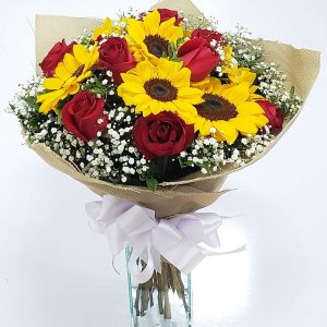 Girassóis e Rosas Luxo