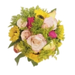 Bouquet Unique Girassol e Rosas