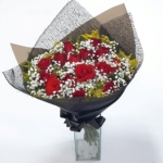 Buquê de Rosas Artesanal Cor Preta