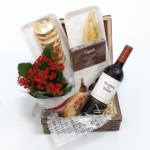 Cesta de Vinho e Pães