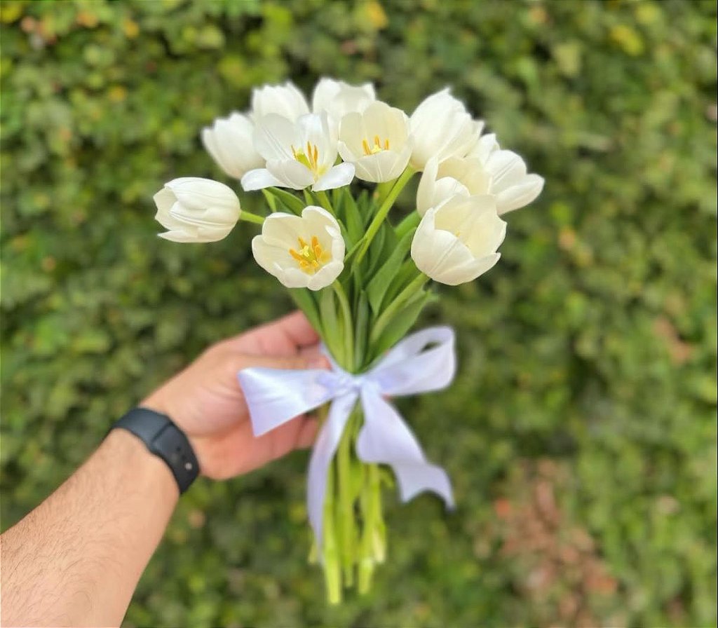 Tulipa Branca Simples
